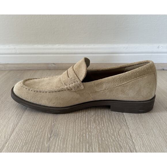 Sperry Manchester Penny Loafers Sand Mens Suede Leather Office Preppy main image 7